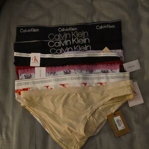 Calvin Klein Women's Panty Collection - Black, Red, Purple, White, Cream